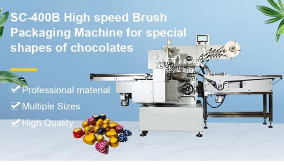 SC-400B Special shape chocolate foil wrapping machine